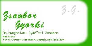 zsombor gyorki business card